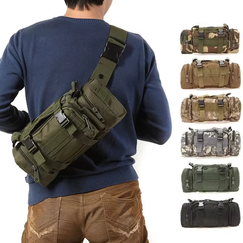 Outdoor Hunting Belt - Riñonera Táctica Molle para Hombre, Impermeable,