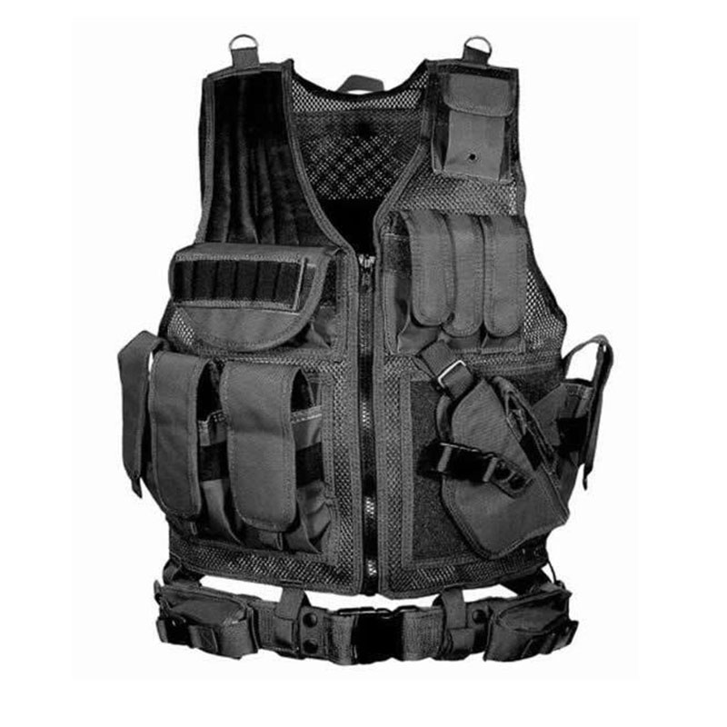 Hunting Outdoor Jacket - Chaleco táctico Molle ajustable, chalecos de