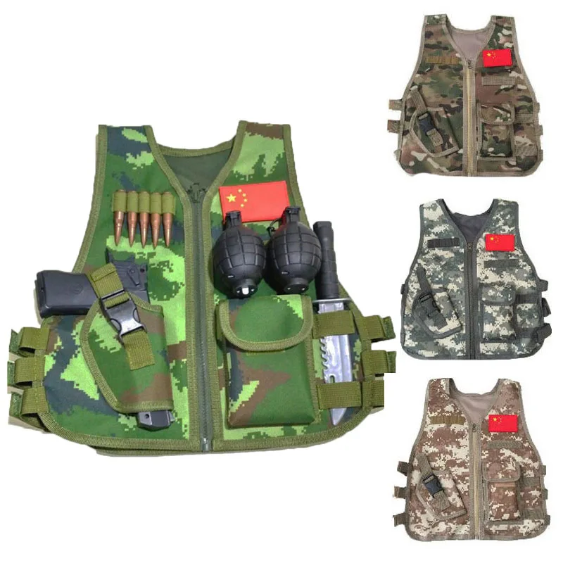 Camouflage Hunting Jacket - Chaleco de Camuflaje para Niños, Ropa