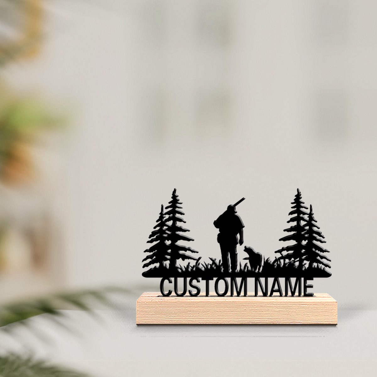 Outdoor Hunting Dog Statue - Estatua Metálica Personalizada de Cazadores y