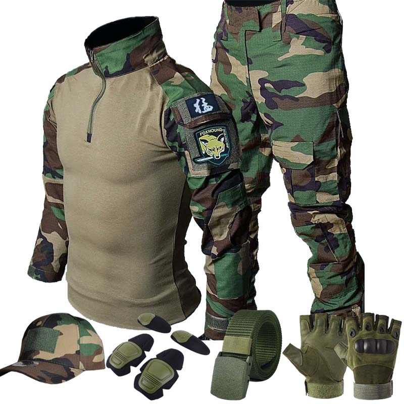 Hunting Outdoor Clothing - Uniforme Táctico Color Verde Selva, Conjunto