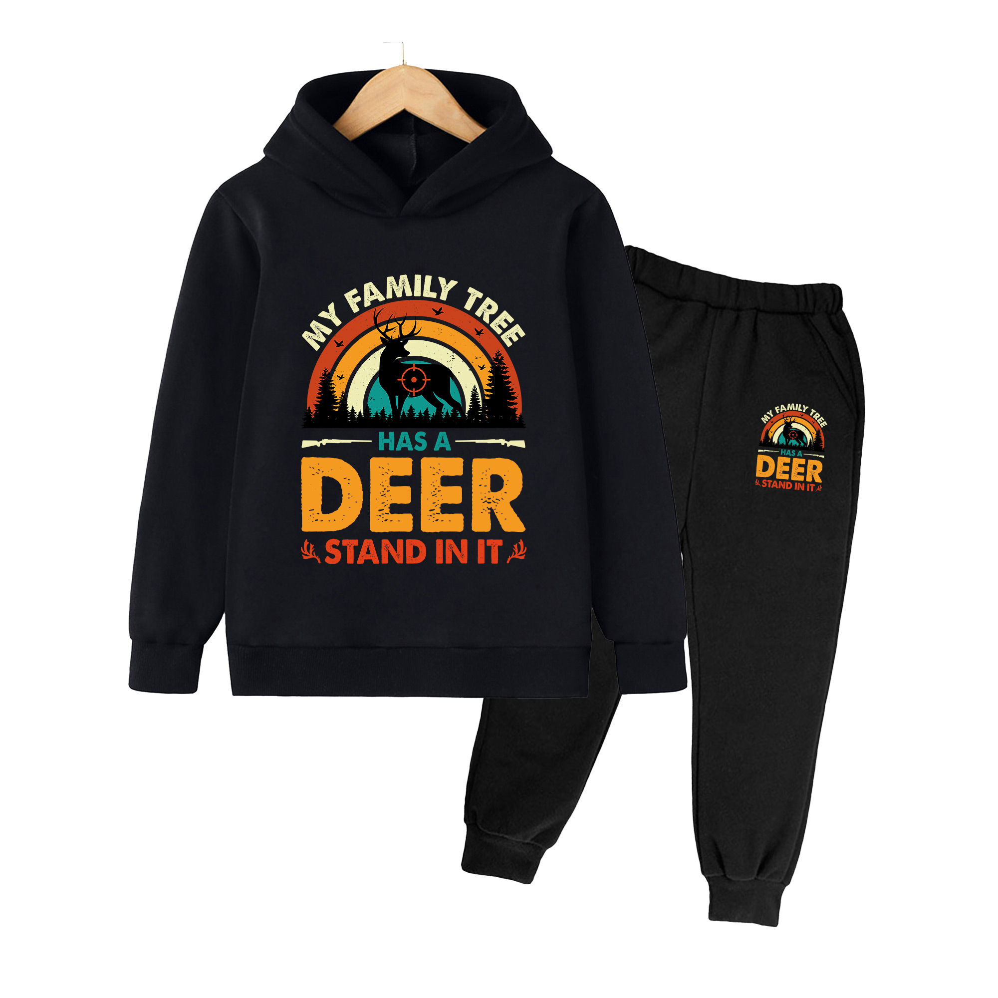 Outdoor Hunting Hoodie - Conjunto de Sudadera con Capucha y