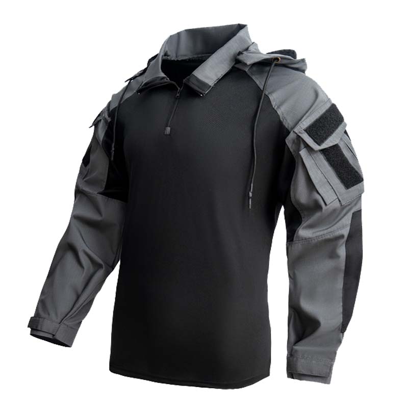 Hunting Outdoor Clothing - Camiseta de combate de camuflaje para