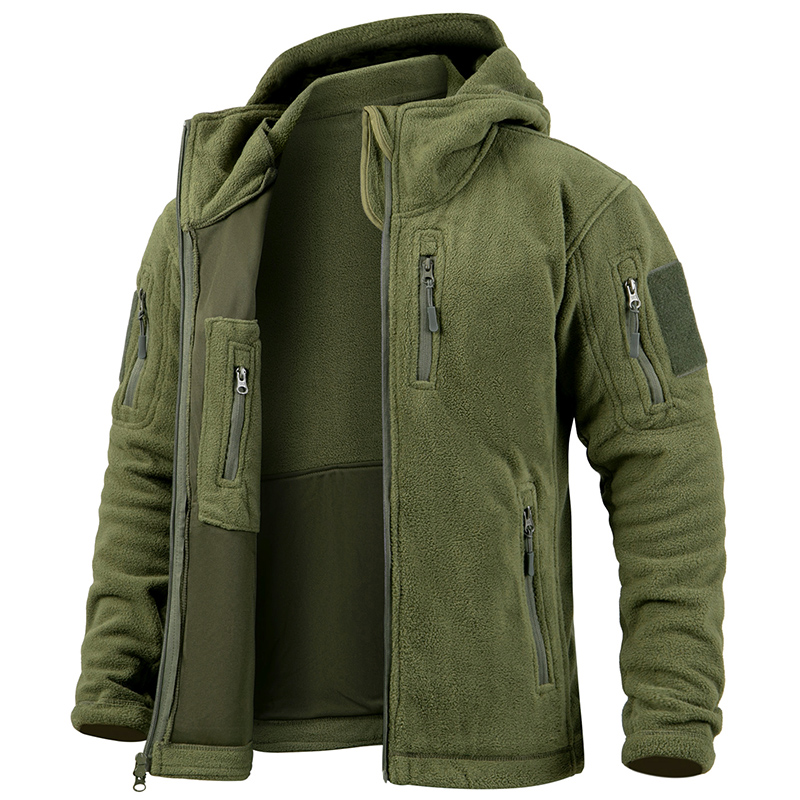 Outdoor Hunting Hoodie - Chaqueta polar táctica para hombre, sudaderas