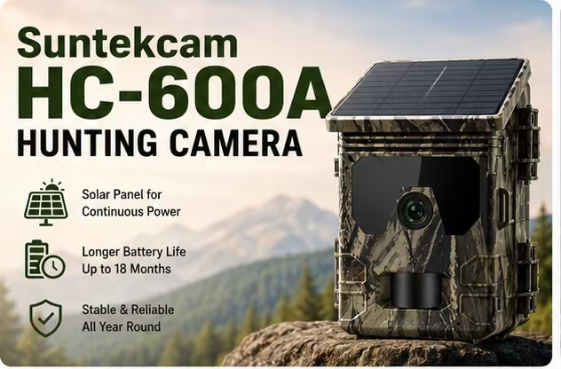 Trail Camera Infrared - Cámara de Vigilancia Solar para Fauna