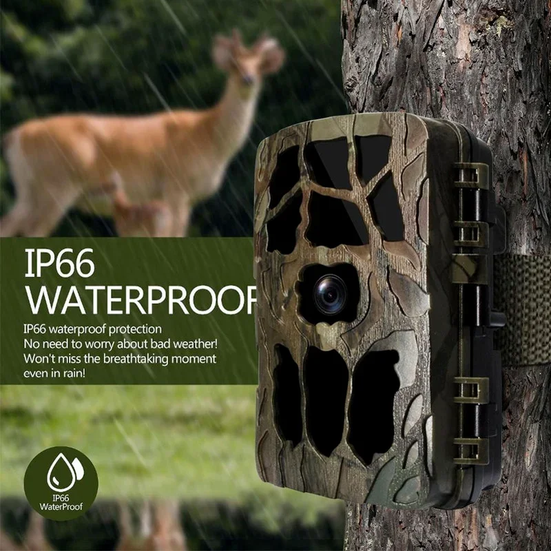Trail Camera Infrared - H982 IP66 impermeable 4K infrarrojos al