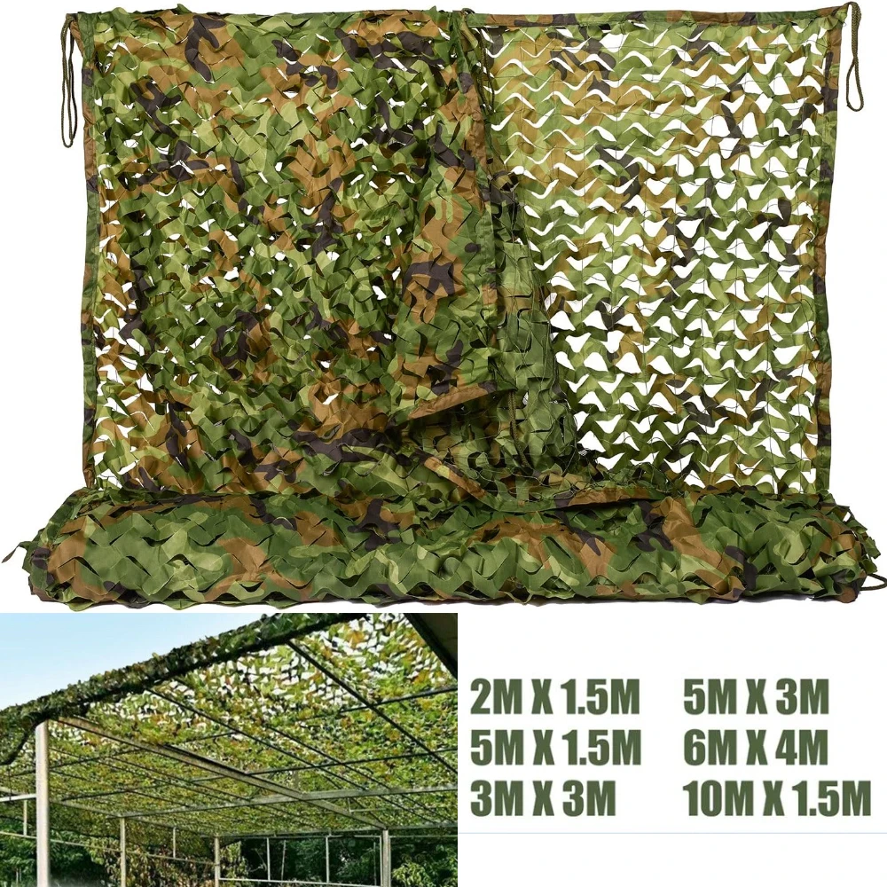 Outdoor Hunting Tent - Red de camuflaje de bosque, red