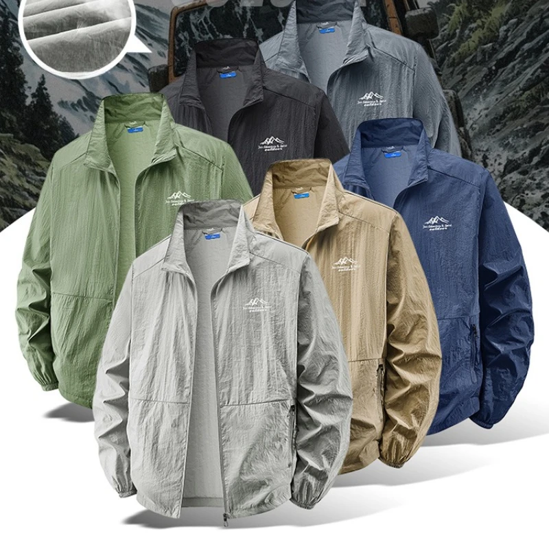 Hunting Outdoor Clothing Brands - Chaqueta Ligera para Hombre, Transpirable, Protección