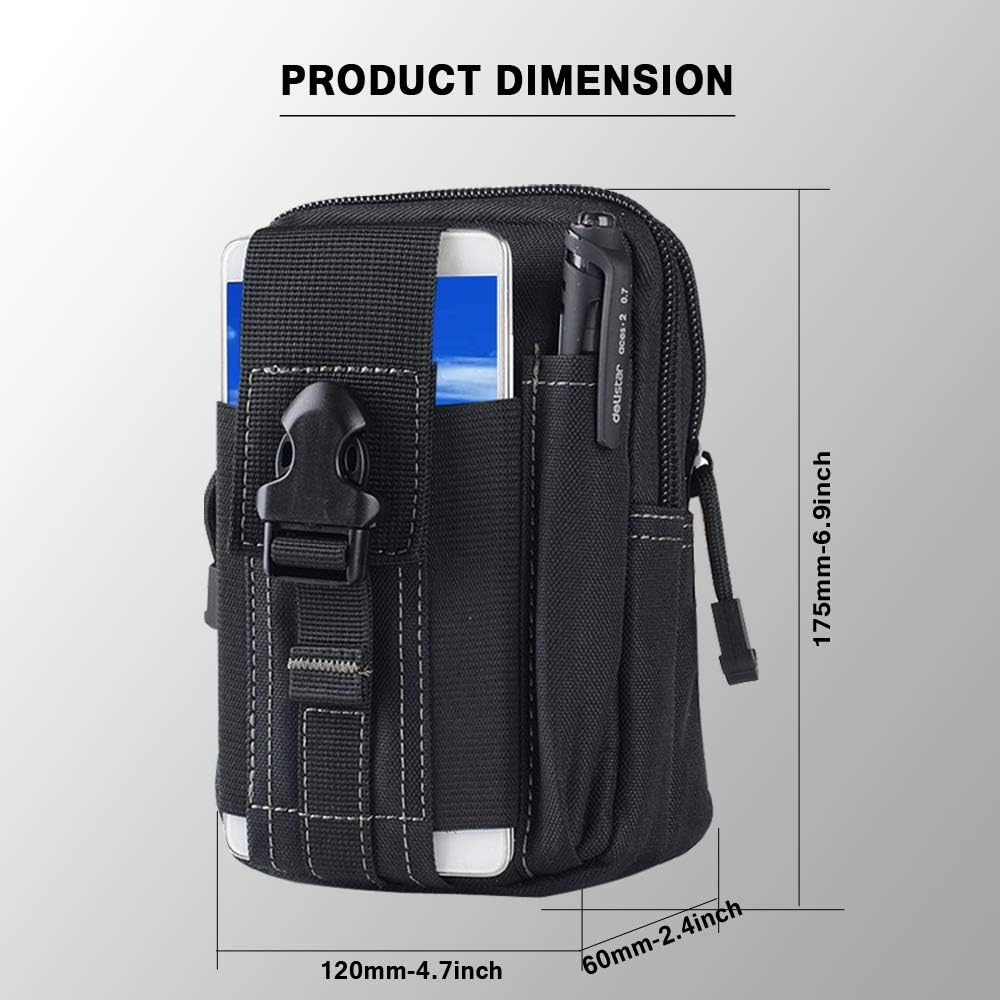Bolsa táctica Molle para cintu - Outdoor Hunting Belt reseña y precio