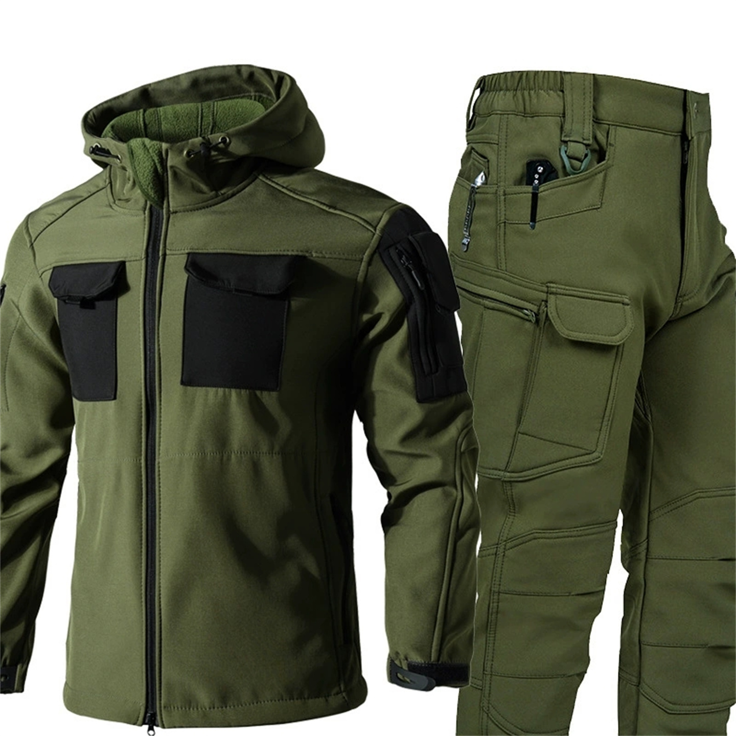 Chaqueta y pantalones térmicos - Camouflage Hunting Jacket reseña y precio