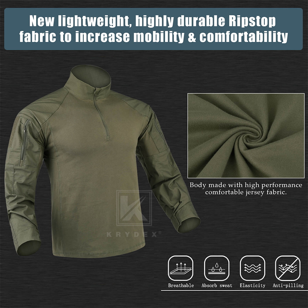 KRYDEX-Camiseta de combate tác - Hunting Outdoor Clothing reseña y precio