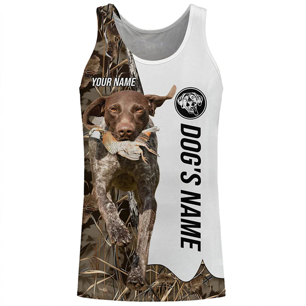 Camiseta sin mangas personaliz - Outdoor Hunting Dog Names reseña y precio