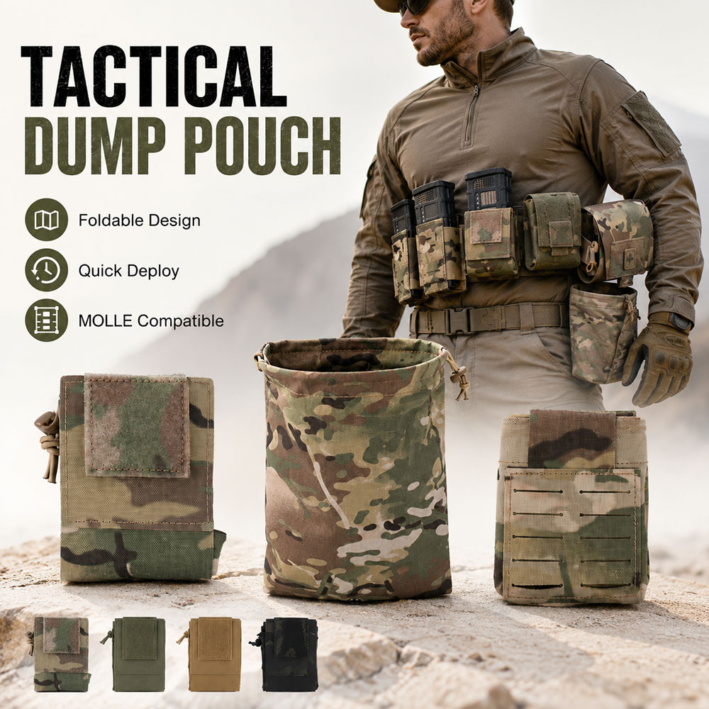 Bolsa Táctica MOLLE Plegable p - Outdoor Hunting Gear Storage reseña y precio
