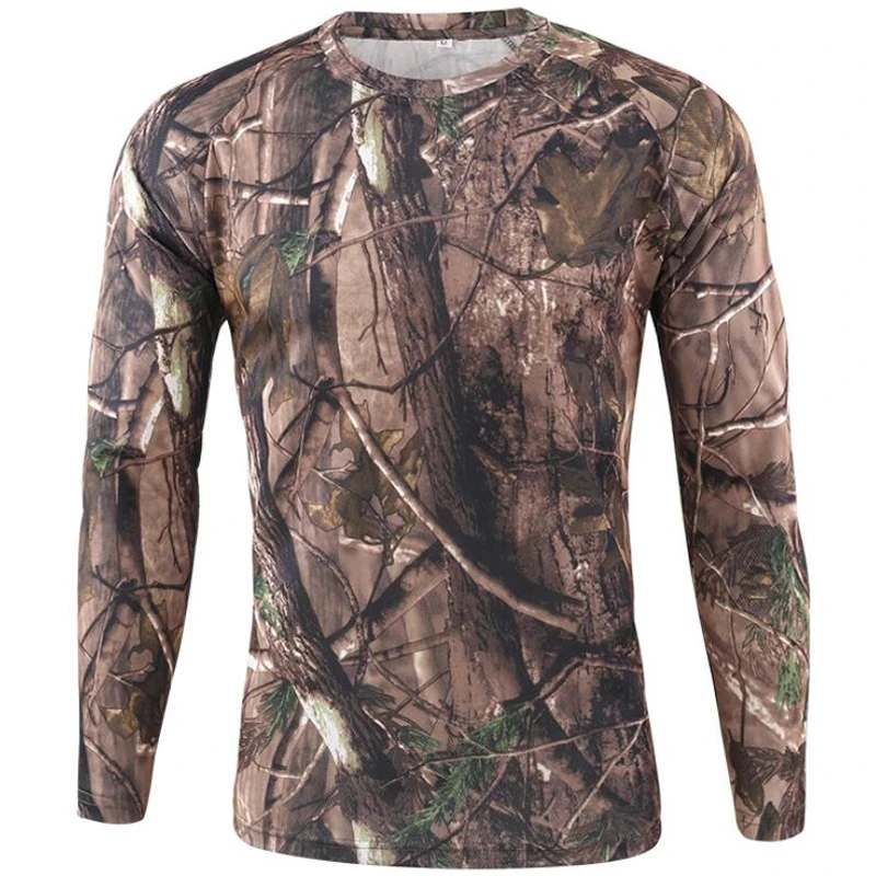 Camiseta de camuflaje de manga - Hunting Outdoor Clothing Brands reseña y precio