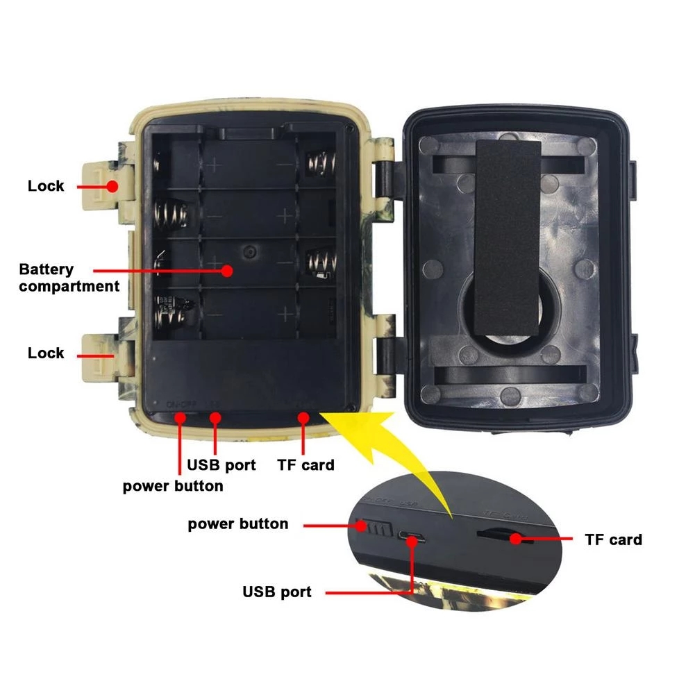 Mini cámara de caza de rastreo - Trail Camera Infrared reseña y precio
