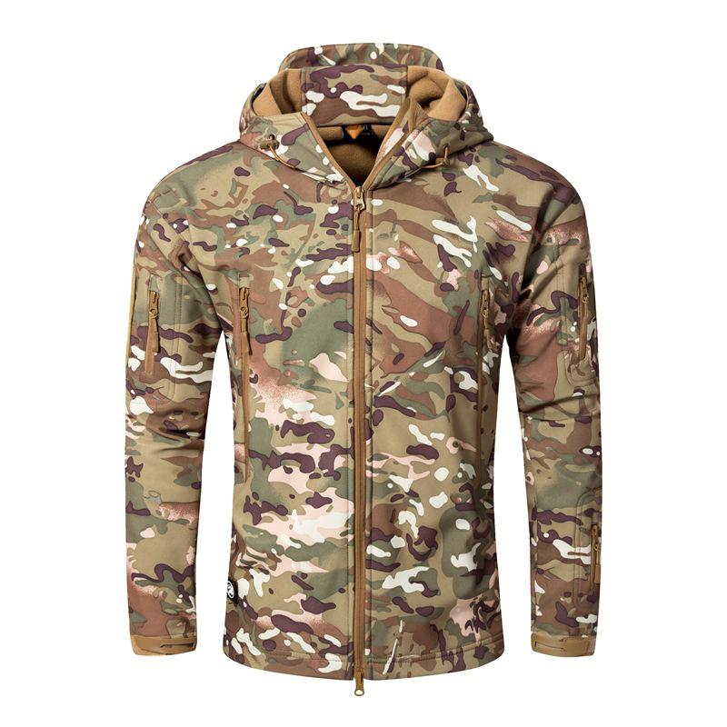Chaqueta de concha suave de pi - Outdoor Hunting Hoodie reseña y precio