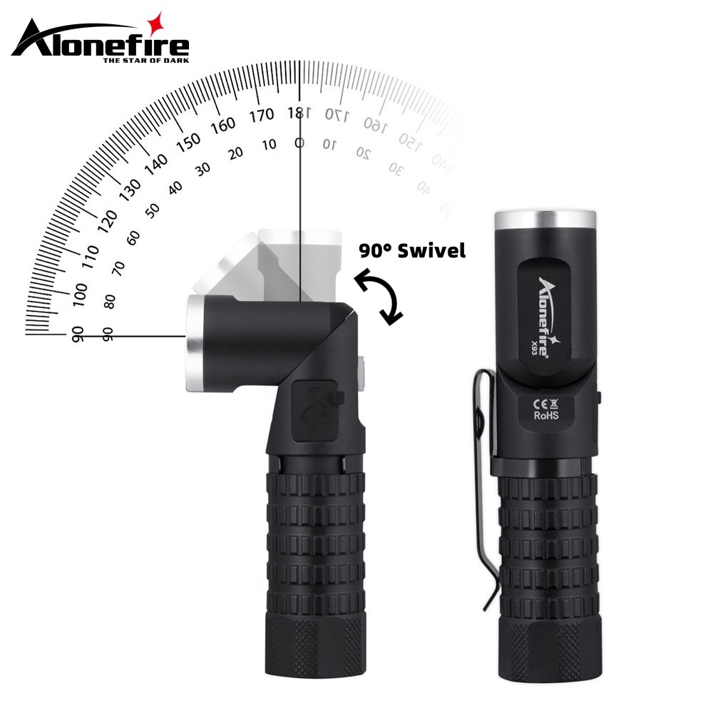 Linterna LED P8 magnética 90 ° - Headlamp Tactical Bright reseña y precio