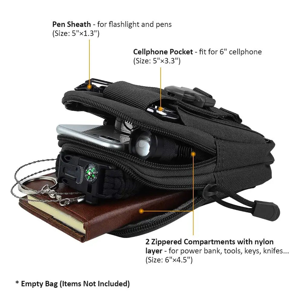 Bolsa de Cintura Táctica para  - Outdoor Hunting Belt reseña y precio