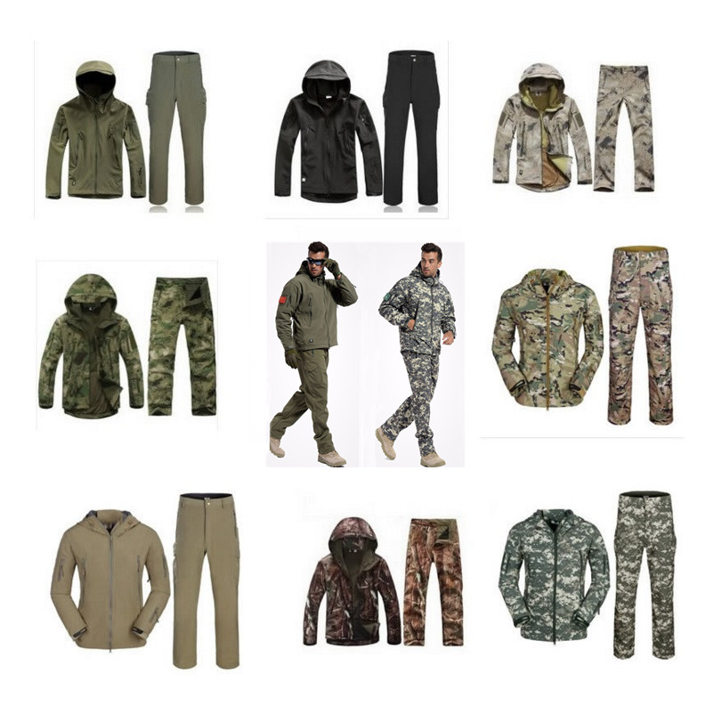 Chaqueta táctica de concha sua - Camouflage Hunting Jacket reseña y precio